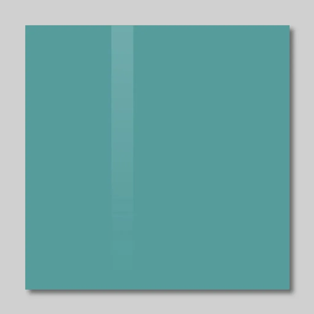 Smaragdgrünes Glas Magnetische Küchentafel Smatab® 48 × 48 cm